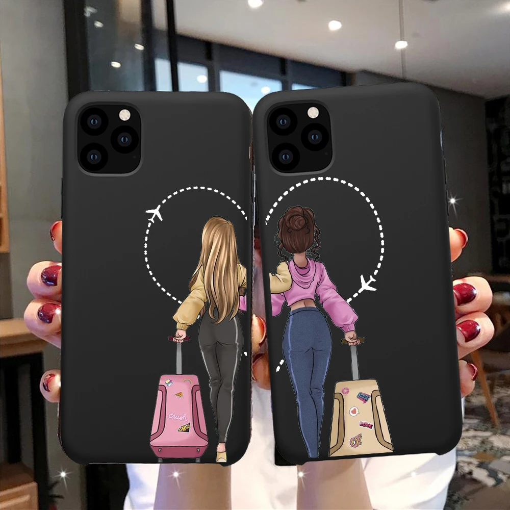 Дорожный Чехол для телефона с надписью Good friends iPhone 11Pro 5S 6 6S Plus 7 8 8Plus XS MAX XR |