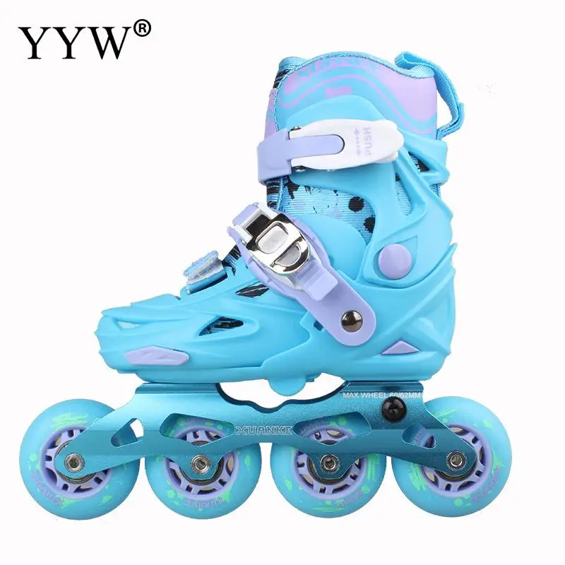 Adjustable Size Roller Skates for Kids 4 Wheels Children Boys Girls Beginner 