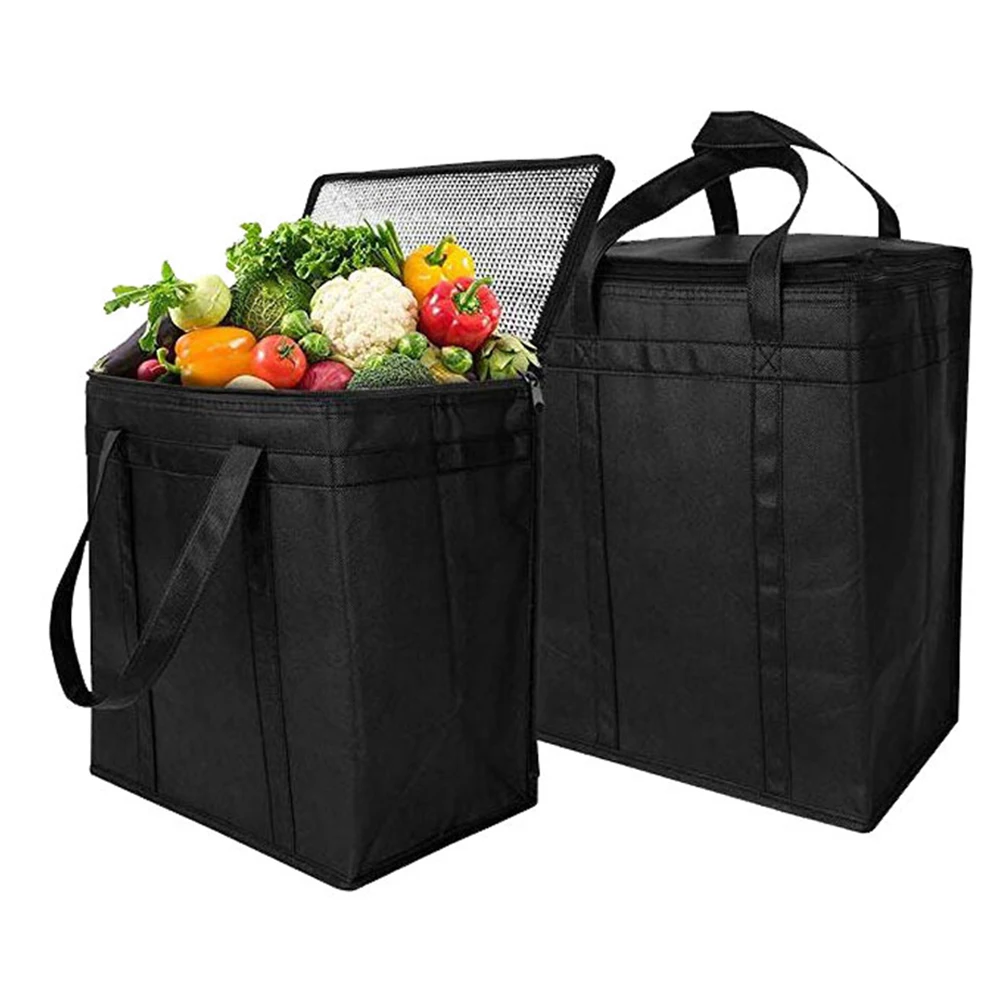Portable Folding Lunch Bag Tote Bags Women Handbag Organizer Lunch Box