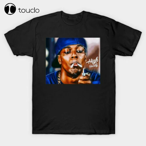 Alta Società Smokey Friday Stoner Marijuana Funny Retro Movie Black T-Shirt