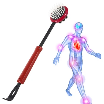 

PVC Dual Use Body Head Massage Telescopic Extendable Back Scratcher Massager Full Body Massager Relax Extendable Back Scratcher