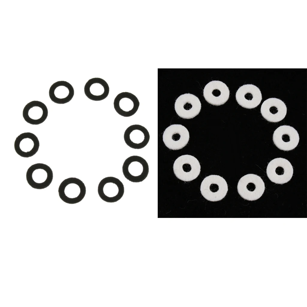 20 Pieces Wool Felt Trumpets Replacement Washers for Trumpeter DIY