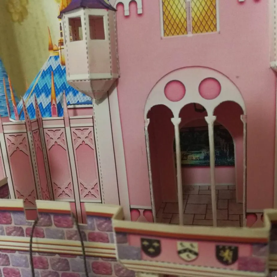 Sleeping Beauty Castle Architecture DIY 3D Paper Model 57CM 3d paper model