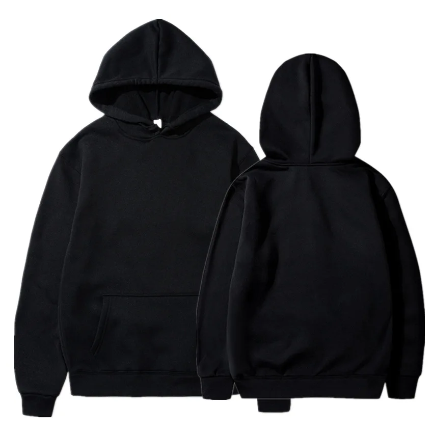 Trainning Sweaters Sportwear Hoodie Men Black Gray Blue Sweatshirts Skateboard Women Fleece Solid Pullover Hoodies Male Hooded