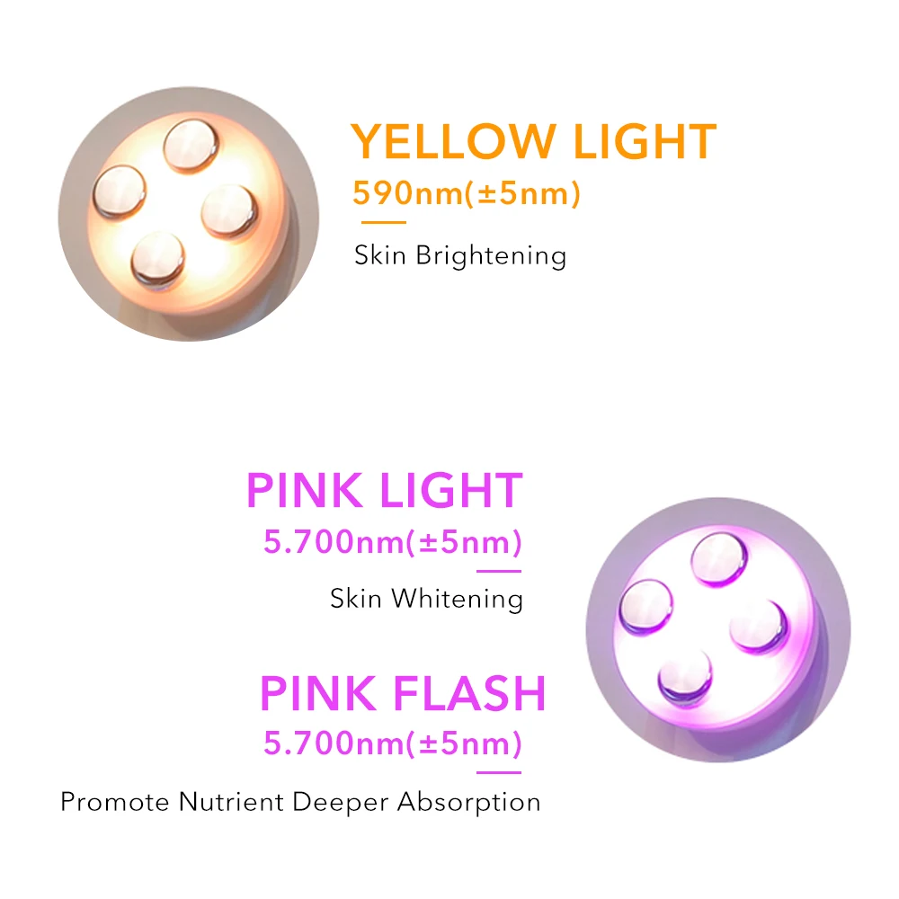 6 в 1 Led фотон для лица Омоложение кожи RF& EMS Вибрация лифтинг для лица Питательный светильник терапия Спа Уход за кожей косметическое устройство