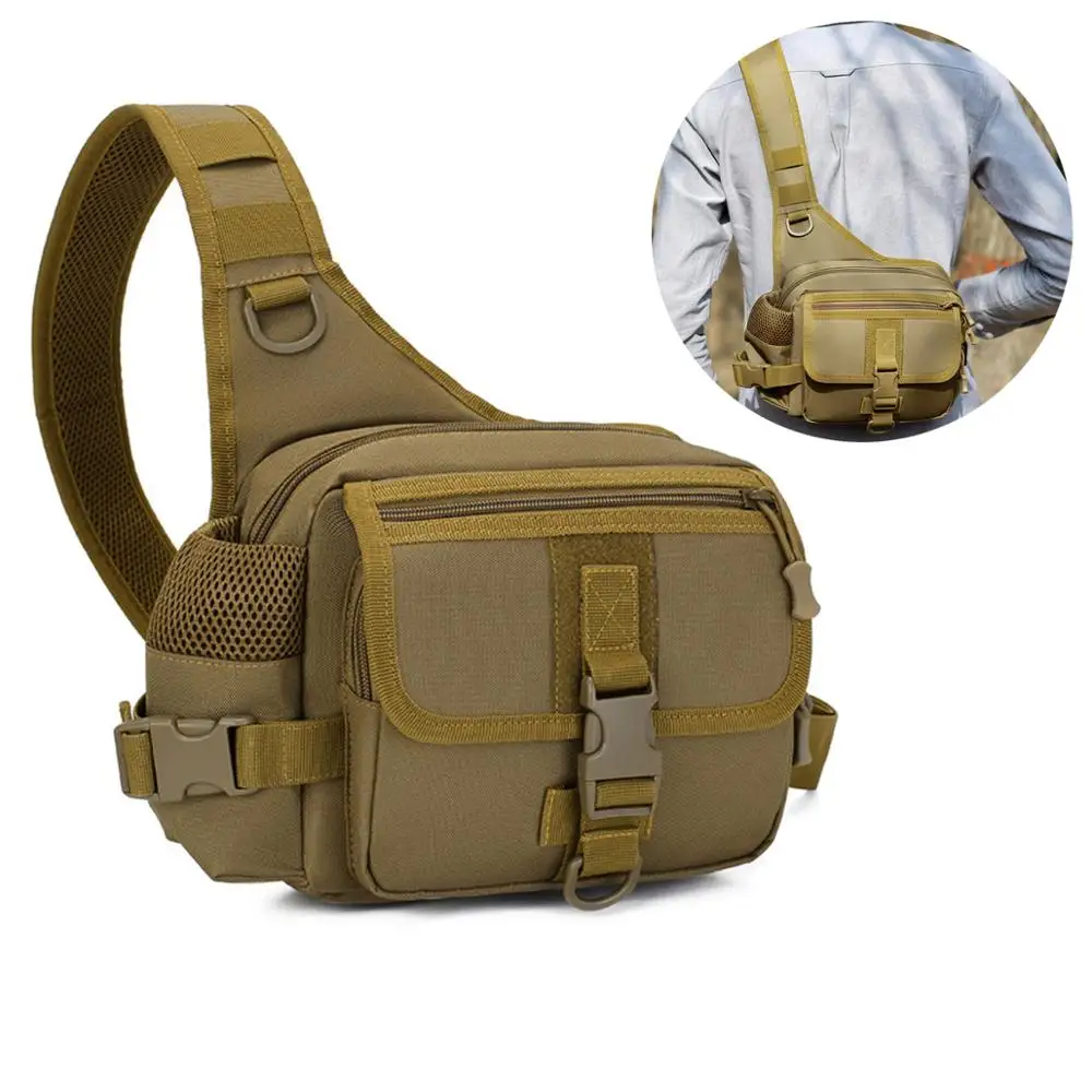 Сумка на ремне, 800D Военная нейлоновая Оксфорд водостойкая MOLLE тактическая утилита EDC Кроссбоди пакет открытый поясной рюкзак