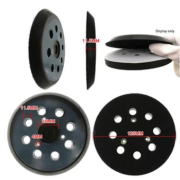 

125mm 8 Holes Backing Disc Sanding Pads Hook Loop For Makita Random Orbit Sander