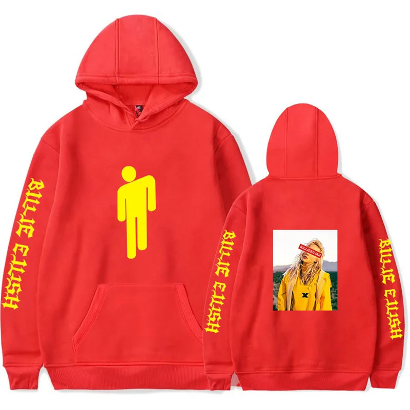 Женская одежда для девочек Billie Eilish, костюм, белая толстовка с капюшоном, толстовка, свободные толстовки с капюшоном, Осенние K-pops Harajuku, сексуальные топы в стиле хип-хоп