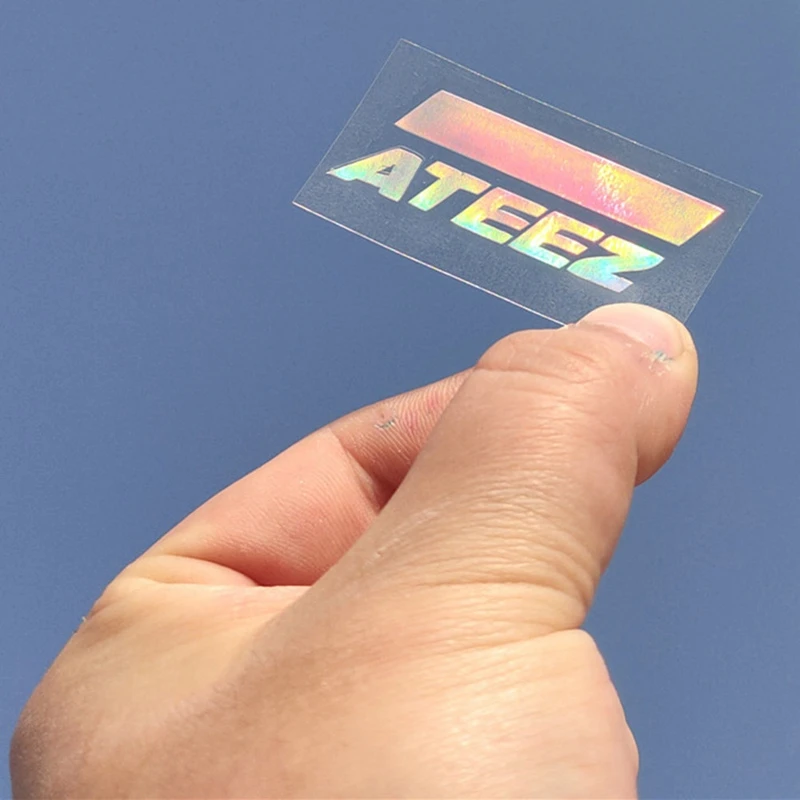 Ateez レーザー印刷文房具ステッカー携帯窓壁ドアオートバイブックデカールやステッカー Assorted Stickers Aliexpress