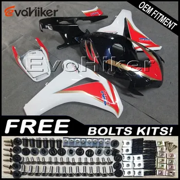 

Custom motorcycle fairing for CBR1000RR 2008-2011 ABS plastic motorcycle panels Injection mold red white+Gifts