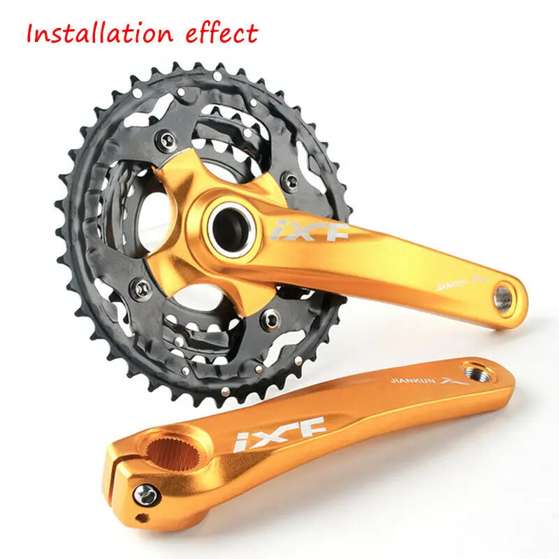 104/64BCD MTB велосипедная система 3x10S 24/32/42T тройной Скорость передняя Звездочка 170 мм рукоятки BB для горного велосипеда дорожный велосипед