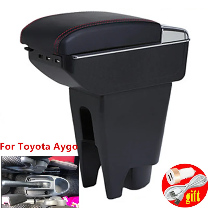 Подлокотник для Toyota Aygo BJ подлокотник кожаный ящик хранения в центре аксессуары