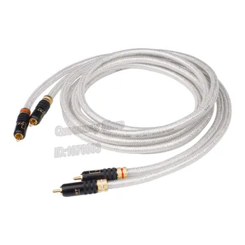 

QED Signature HiFi hi-end hiend RCA speaker cable double lotus plug audio signal cable