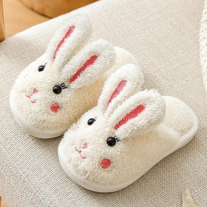 extra wide children's shoes Children's Warm Cotton Shoes Winter Kids Cute Cartoon Slippers Boys Girls Home Soft Bottom Non-slip Fashion Furry Baby Slippers children's shoes for sale Children's Shoes