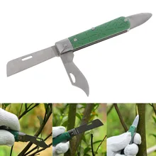 Складной нож для растений в дереве, инструмент для подсечки, садовый нож для подсечки, садовый нож для подвешивания коры