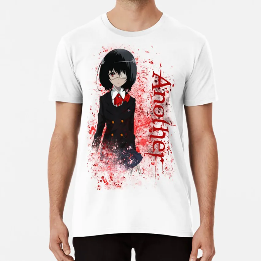 Футболка с рисунком аниме angre negro blood Animal Mei Misaki mei misaki japones|Футболки| |