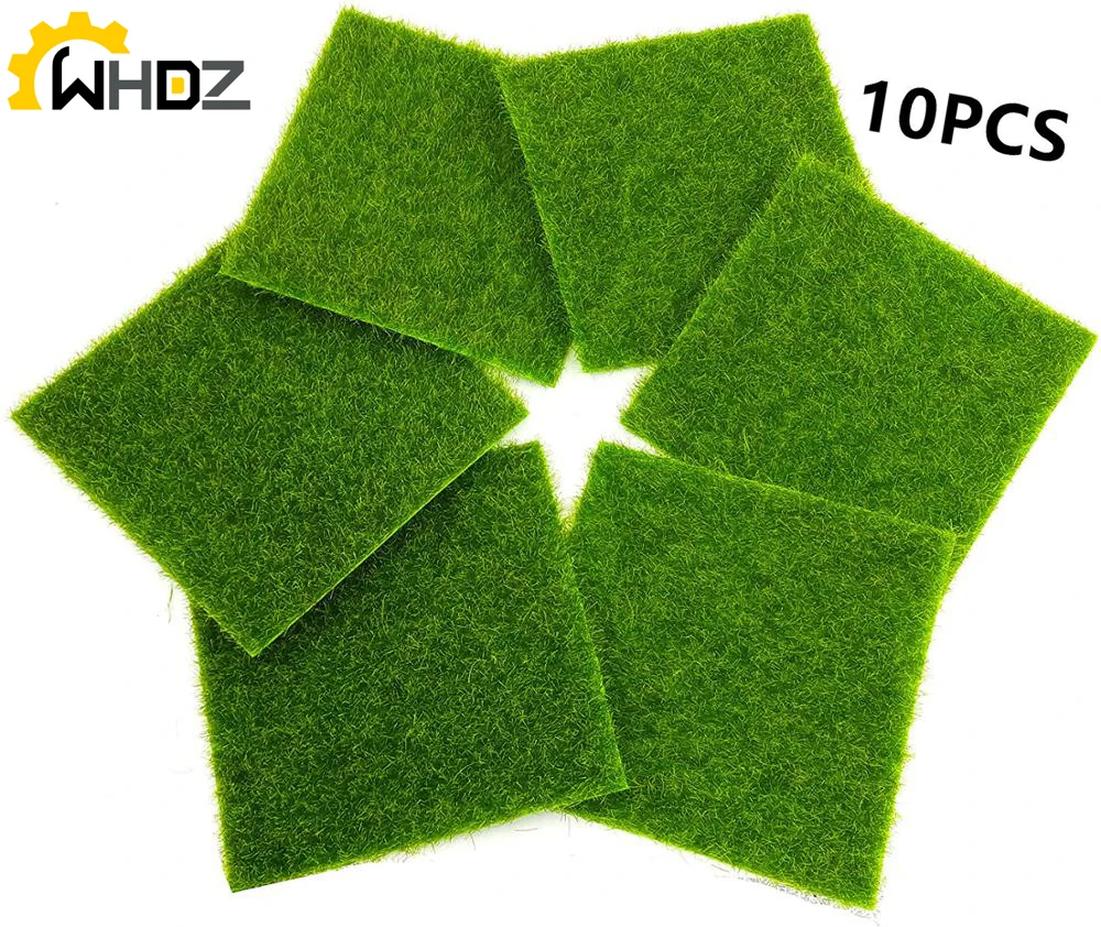 10 Pieces Artificial Garden Grass Fairy Grass Lawn Miniature Ornament Garden Dollhouse for Garden Dollhouse Decor tree bonsai artificial flora artificial & dried flora