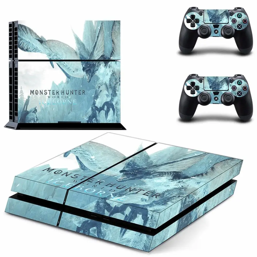 GYTM2658 Monster Hunter World Iceborne PS4 стикер Play station 4 кожа Наклейка для playstation 4 PS4 консоль и контроллер кожи - Цвет: GYTM2658