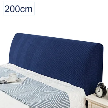 

Hotel Soft Nordic Style Headboard Cover Elastic Home Modern Bedroom Decor Backrest Stretch Dustproof Protector Slipcover Solid