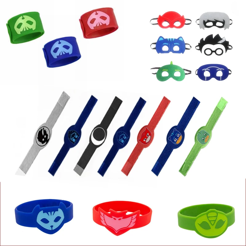 

Pj Mask Connor Greg Amaya Cartoon Anime Character Creative Children Bracelet Decoration Cosplay Halloween Party Birthday Gift