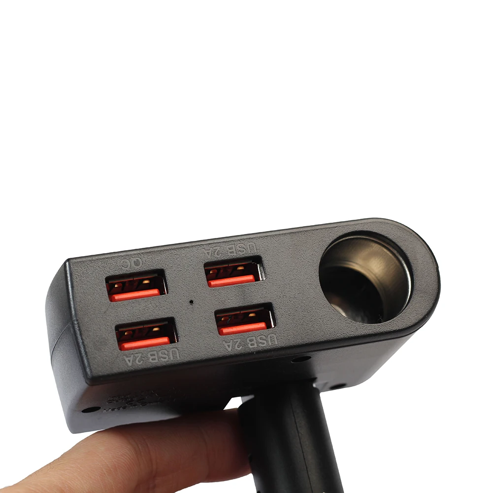 Автомобильный удлинитель с USB * 4 зарядным устройством|Адаптер питания| |