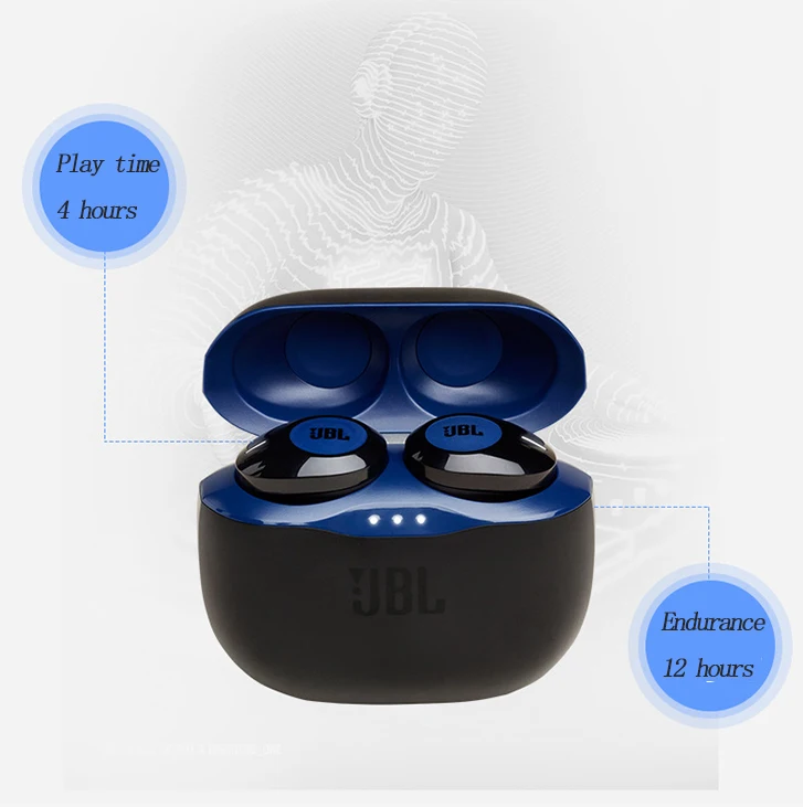 T120TWS wireless bluetooth headset stereo earbud subwoofer headset headset with microphone charging box