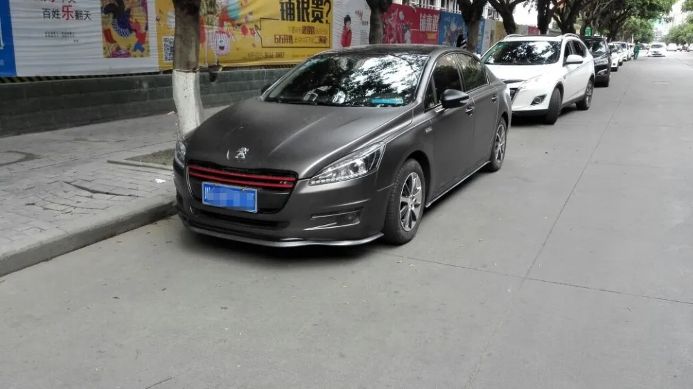 Универсальный Спойлер для переднего бампера из углеродного волокна peugeot 207|spoiler for