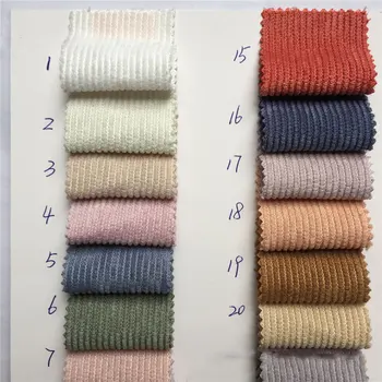 

Nylon polyester corduroy 11 pits Woven corduroy fabric 220g non-elastic corduroy 11 corduroy spot