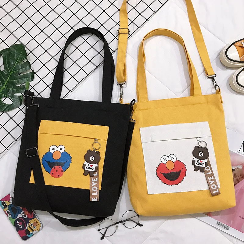 

Students Shoulder Bag/ Hand Bag Tote Bag Canvas Bag Women's Shoulder Multi-functional Canvas Reticule