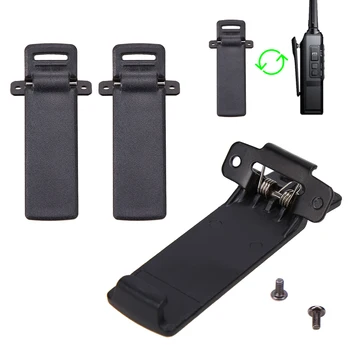 

2Pcs Walkie talkie Belt Clip for Baofeng UV-5R UV-5RA UV-5RB UV-5RC UV-5RD UV-5RE 5RE Two Way Radio Accessories High Quality