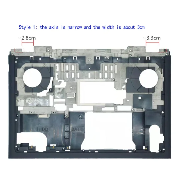 For Dell  Inspiron 15 7000 7566 7567 Laptop LCD Back Cover / Front Bezel / Palm Rest / Bottom Shell / Back Cover / Air Outlet D cover 95 new 1