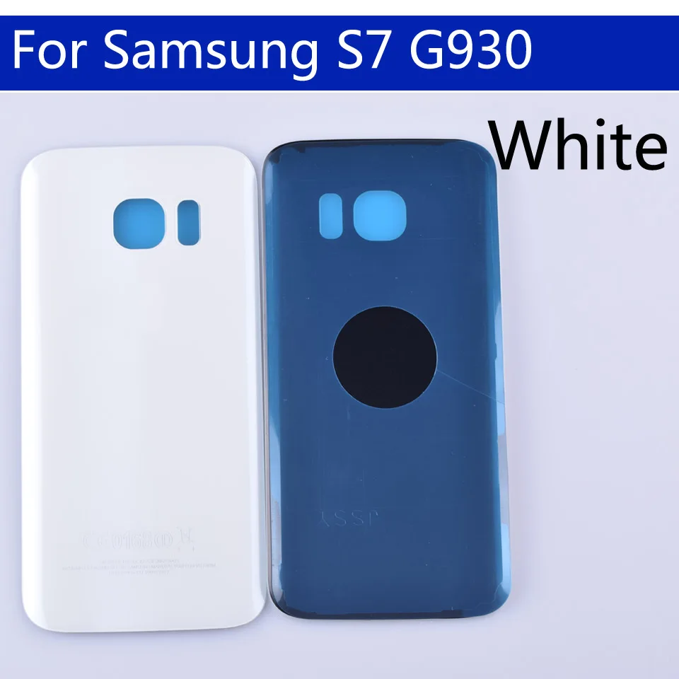 Задняя крышка для аккумулятора S7 Samsung Galaxy G930 G930F G930A задняя корпус двери запасные