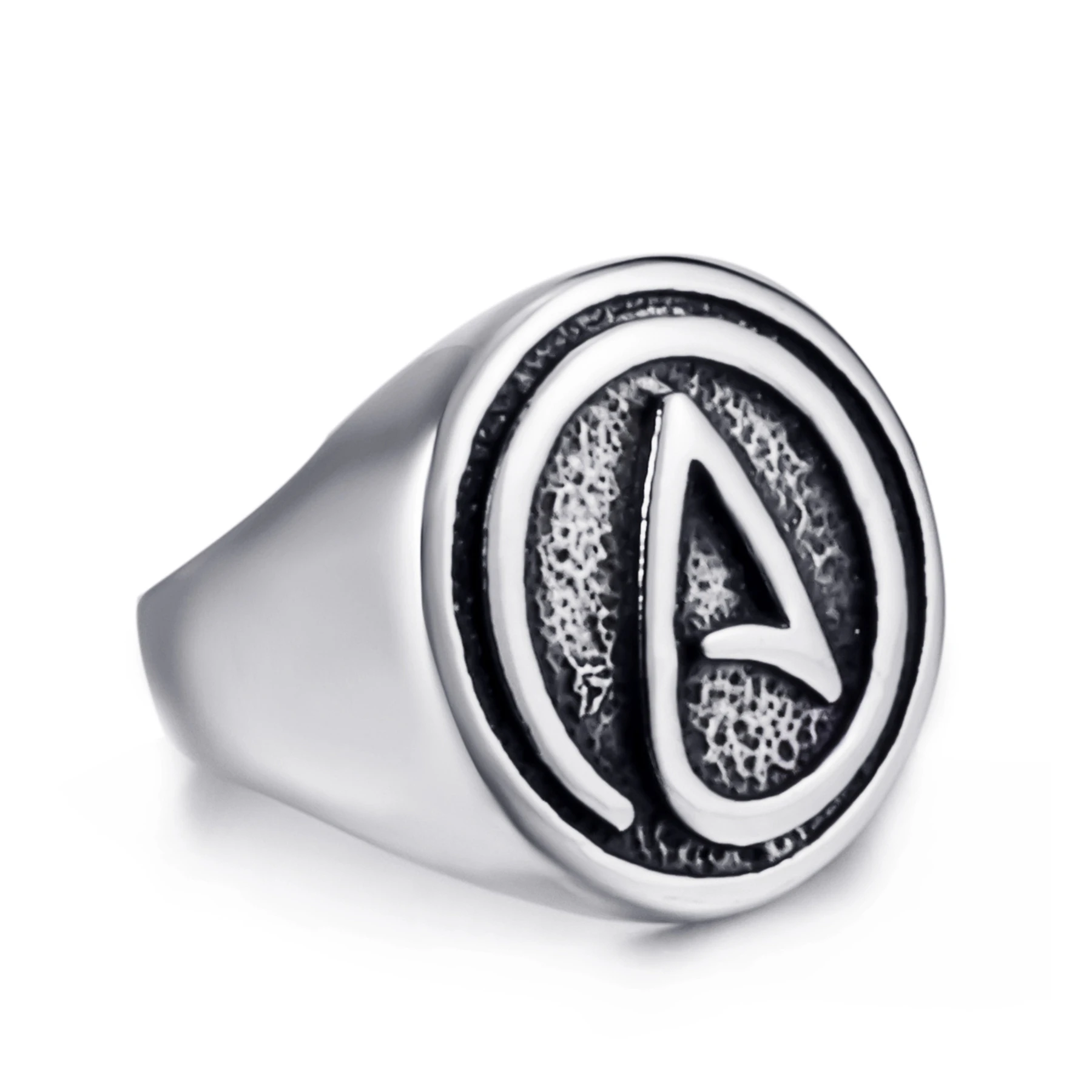 Мужское кольцо из нержавеющей стали Atheist Atheism Symbol Jewelry SR200