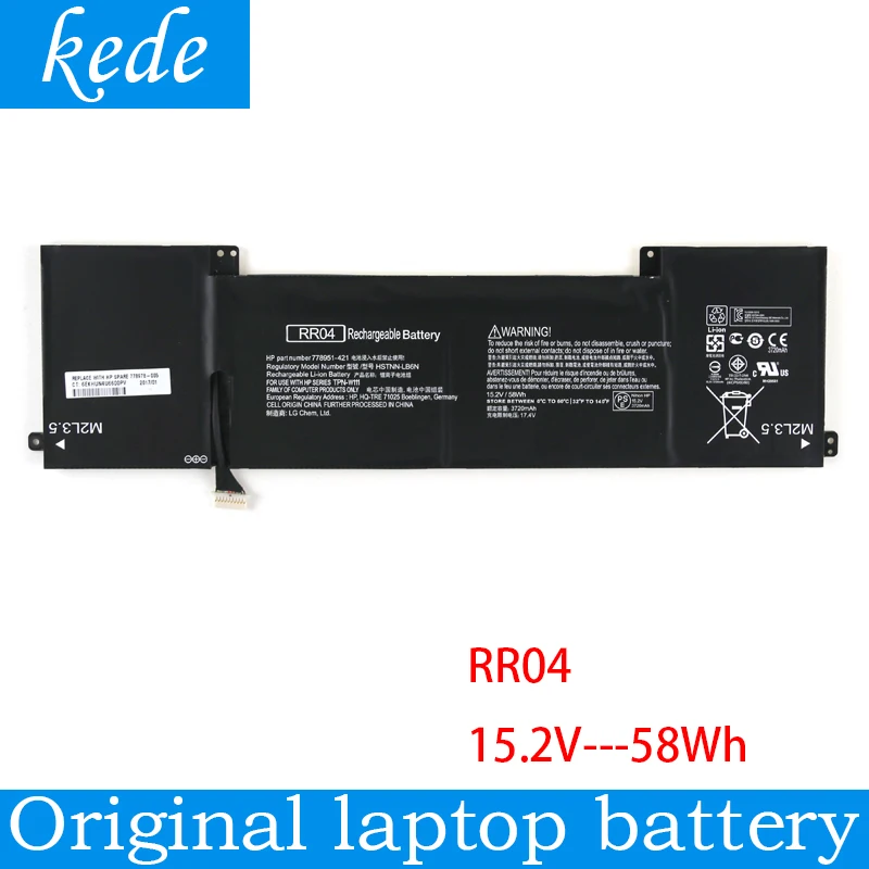 Kede оригинальный RR04 Аккумулятор для ноутбука hp OMEN 15 5016TX 5014TX HSTNN LB6N (15 2 V