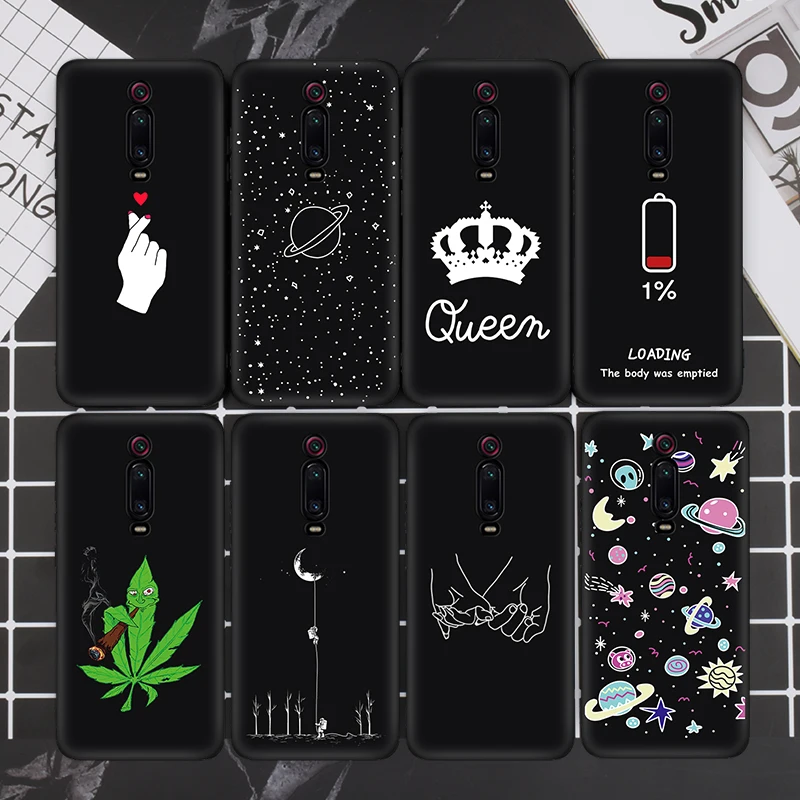 

TPU Silicone Back Phone Case For Xiaomi Redmi K20 Pro Note 7 Pattern Case For Xiaomi Redmi 7 7A 6A Note 6 Pro Cover Cases