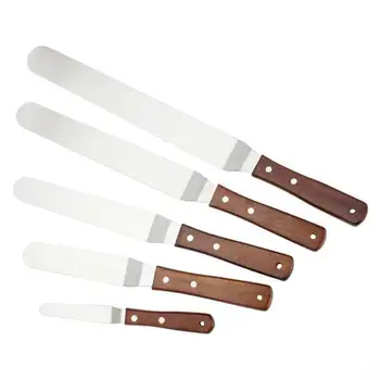 

Stainless Steel Butter Cake Cream Spatula for Cake Smoother Fondant Baking Pastry Cake Decorating Tool 1pcs