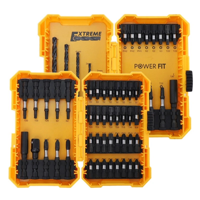 18/42pcs Screwdriver Socket Electric Drill Impact Bit Set Multifunction