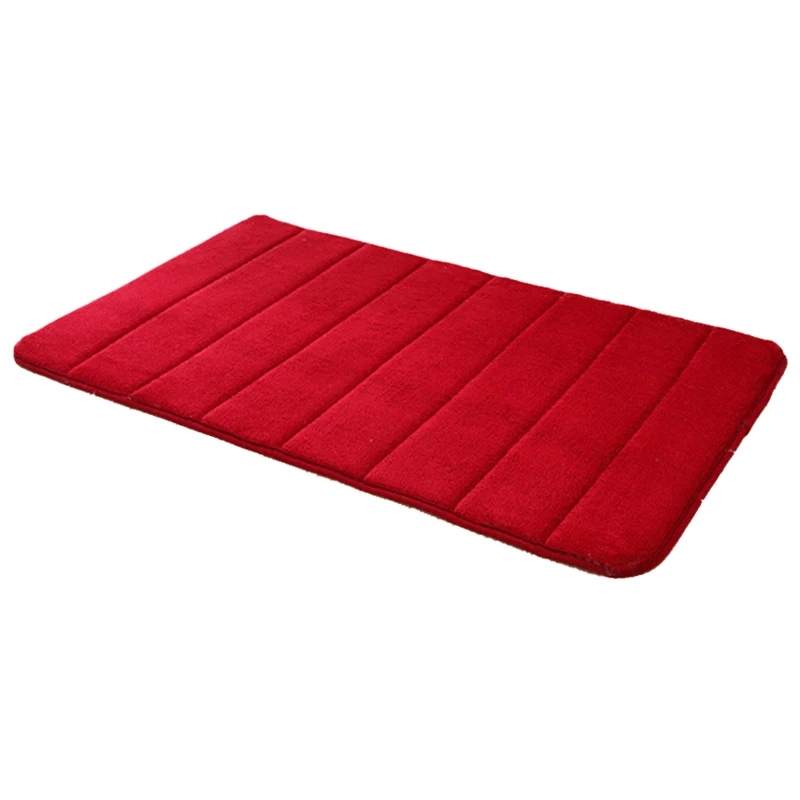 40*60 cm Bathroom Bath Mats(Dark red
