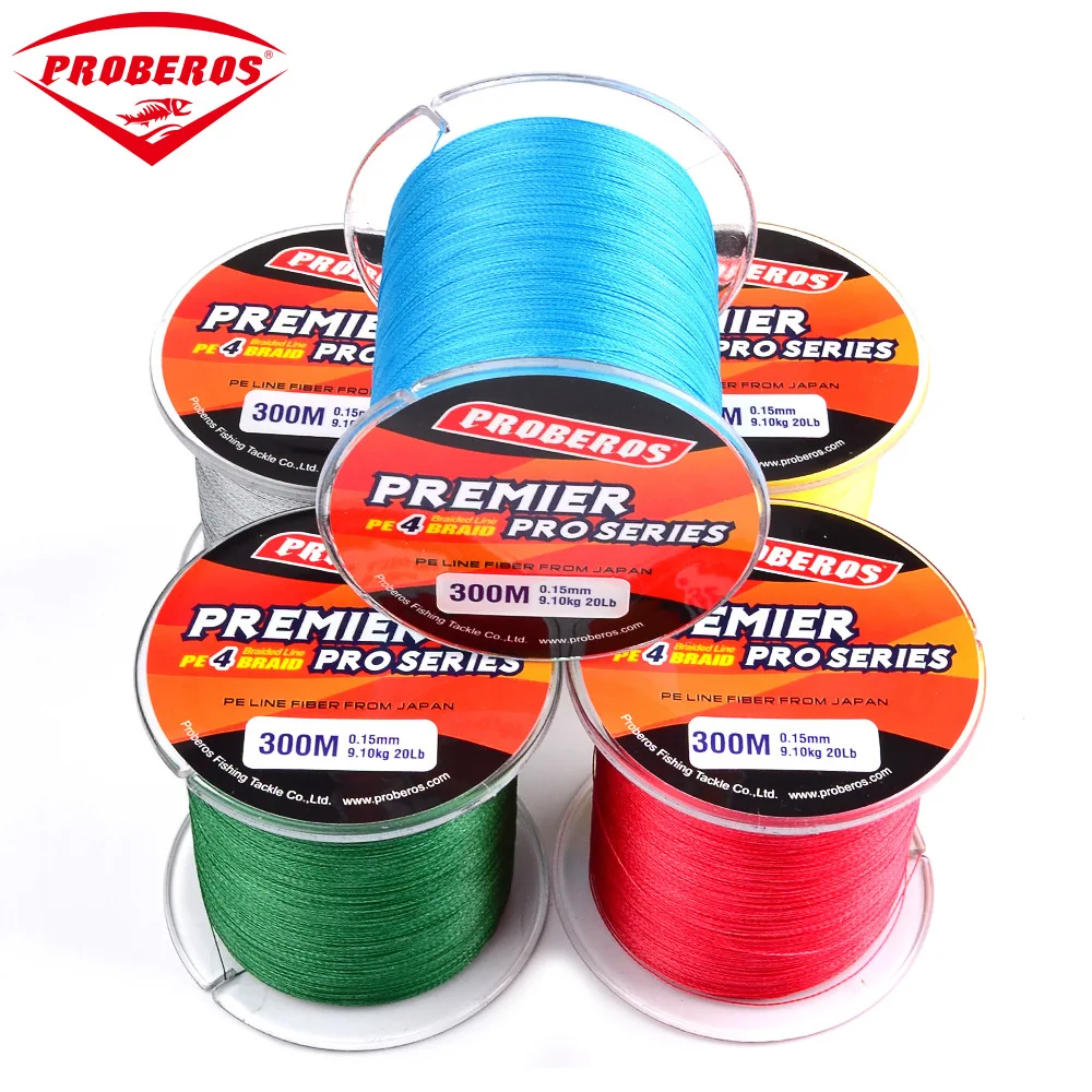 

New 300M Multifilament Fishing Line 4 Braids 6LB-100LB PE Super Strong Braided Lines Fishing 4X Wires Thread Fishing Cords