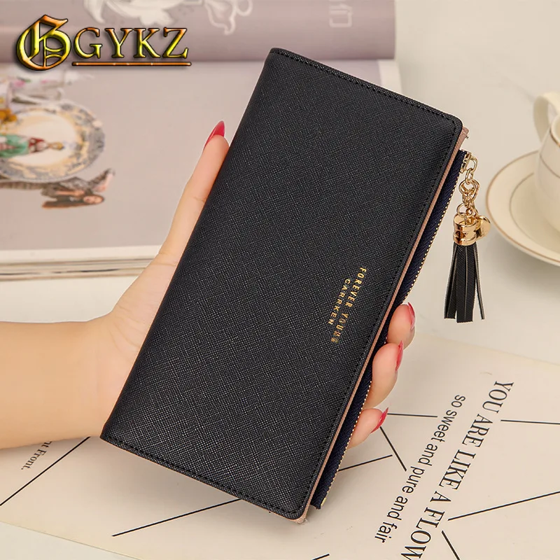 Long Purse Clutch Brand Wallet Designer Women High-Quality Coin-Card-Holder Fashion Ladies