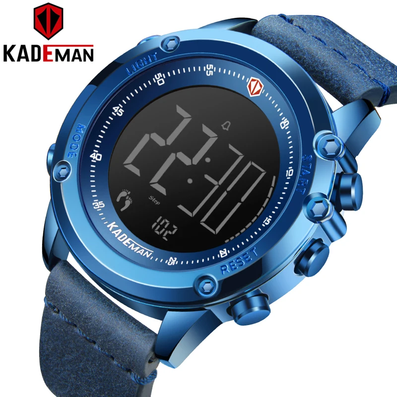 Часы наручные K698 KADEMAN мужские спортивные брендовые люксовые модные с шагомером и