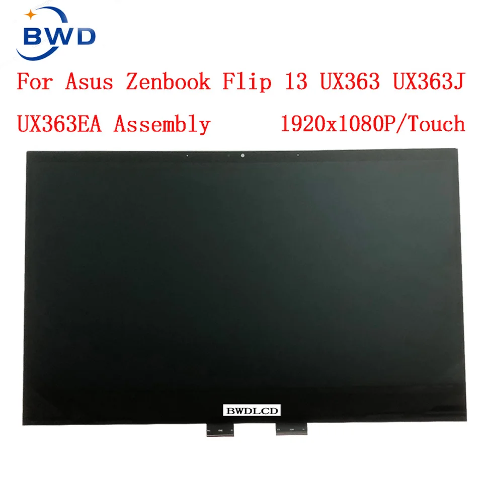 WARWOLFTEAM Écran tactile de rechange pour ASUS ZenBook Flip 13 UX363 UX363E UX363EA UX363J UX363JA 13,3 OLED LCD (sans lunette) (3840 x 2160 4K OLED