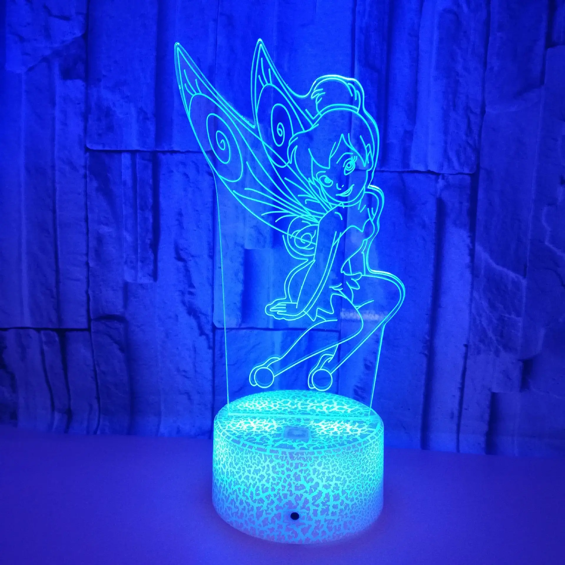 

Anime Cartoon Pattern Customizable 3D Night Lamp Colorful Angel 3D LED Remote Control Lamp Creative Gift Lamp