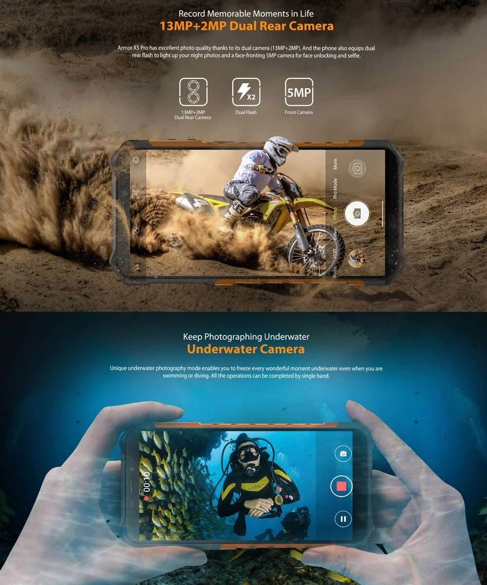 Ulefone Armor X5 Pro Rugged Waterproof Smartphone