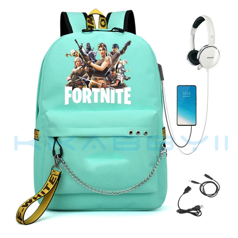 FORTNITE Backpack USB Charging Teenagers School Bags Computer Notebook  Mochila Women Men Daily Backpack|Backpacks| - AliExpress