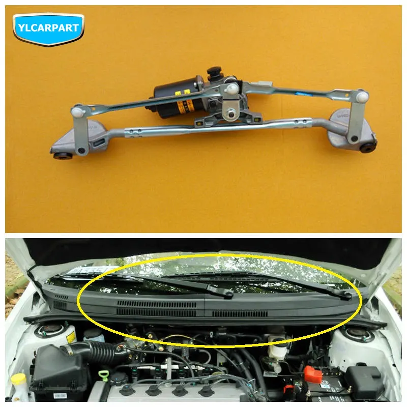 

For Geely GC6,Car wiper motor and wiper connecting rod assembly