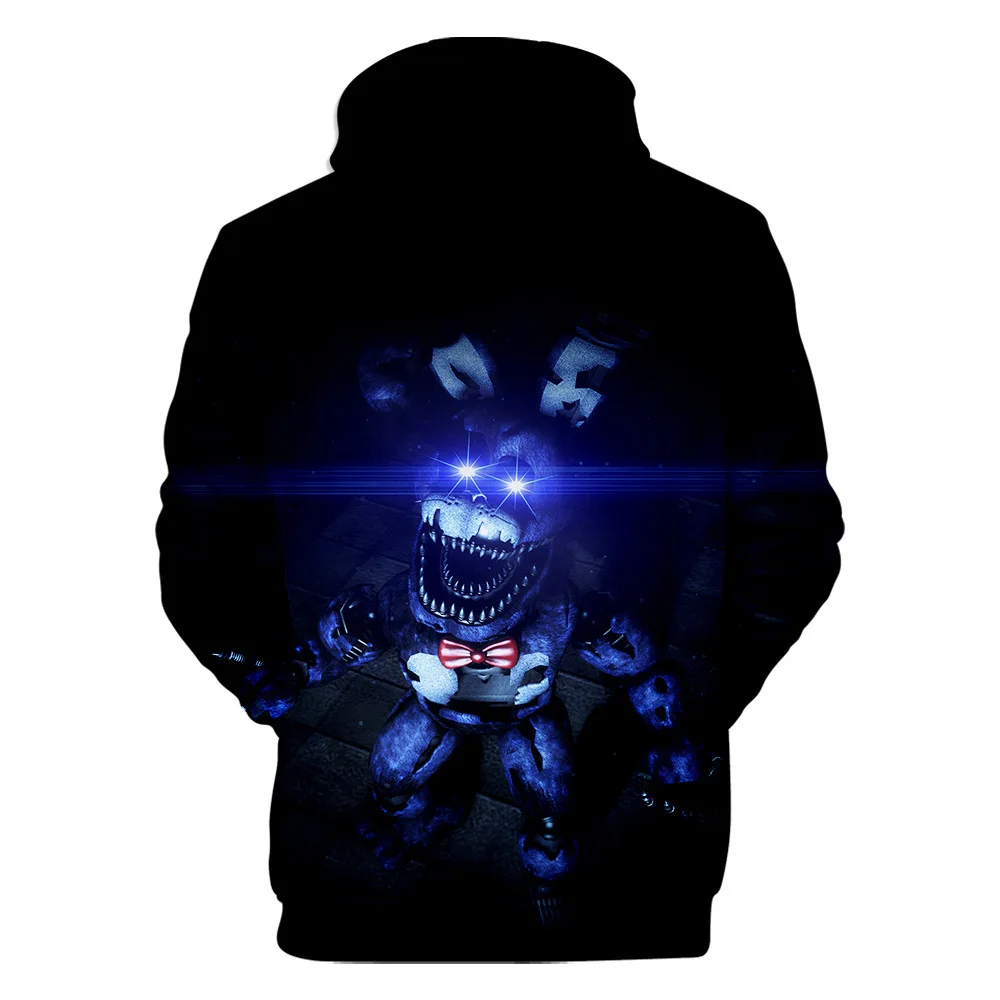 2 To 13 Years Kids Hoodies FNAF 3d Printed Boys Girls Hoodie Five Nights At Freddy's Cartoon Sweatshirt Tops Casual Teen Clothes