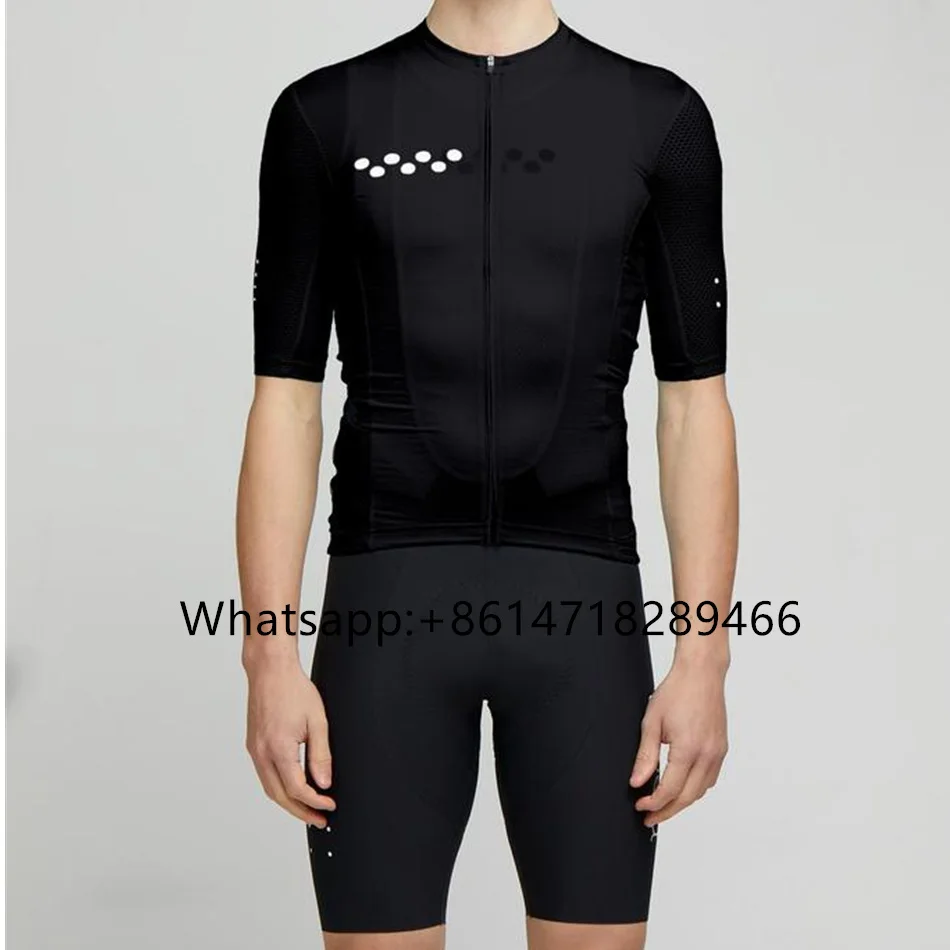 

Pedla Men's Jersey Set Milk Silk Fabric Tops Hand Sleeve Jacquard Fabric Lycra Fabric Bib Shorts 9D Gel Pad PRO Bike Clothing