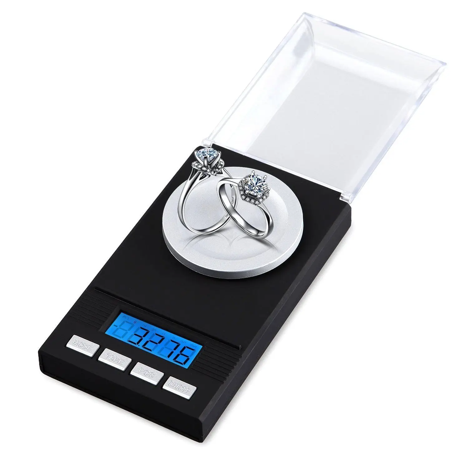 Digital Milligram Lab Scale Smart Weigh 20g/50g x 0.001g Herbs Jewelry Medicinal