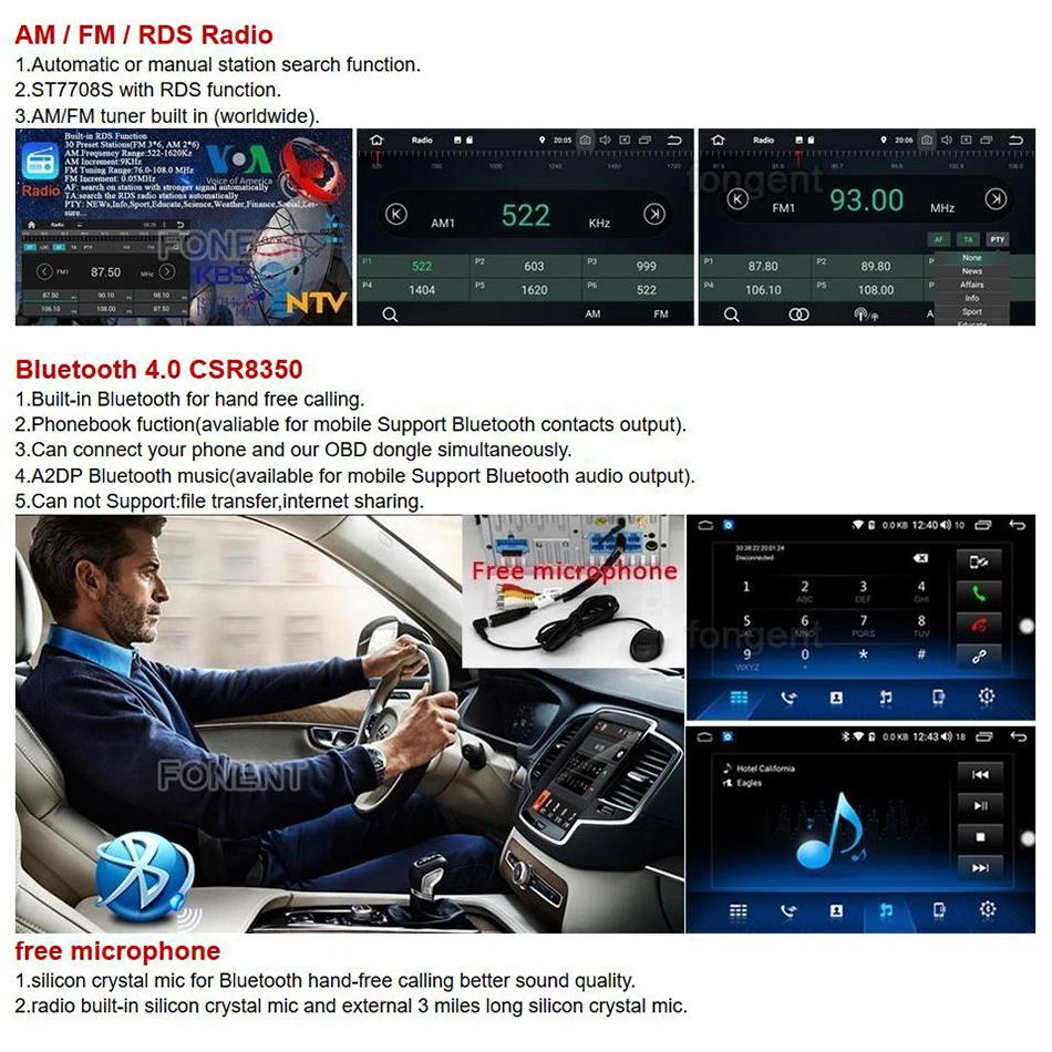  Tda7851 Dsp Android 9.0 4gb +64gb Octa Core For Toyota Avalon 2015 2016 Car Dvd Player Wifi Bluetoo